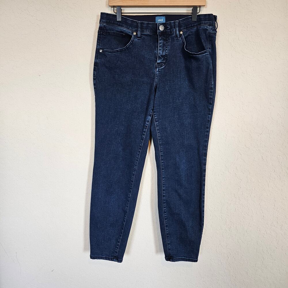 JAG Cecila Skinny Jeans Dark Wash Denim Plus‎ Size 16 Casual Weekend Everyday
